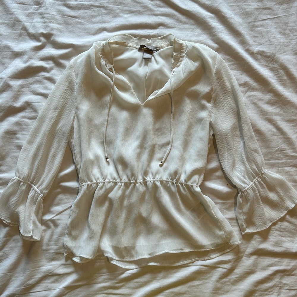 White HM top
